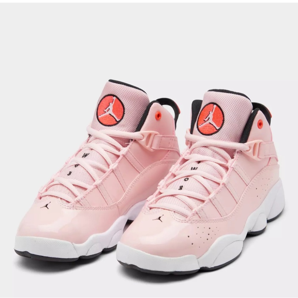 Air Jordan Girls 6 Rings Basketball Sneakers
